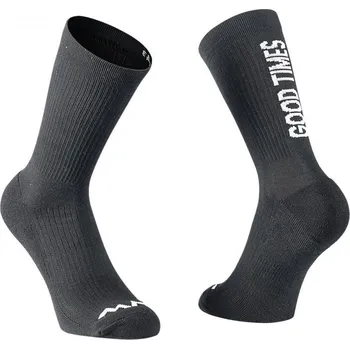 Pánské termo ponožky Northwave Good Times Great Lines Sock, Black Velikost S