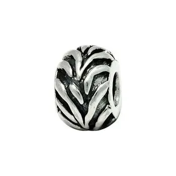 Přívěsek Stříbrný navlékací přívěsek s rýhami