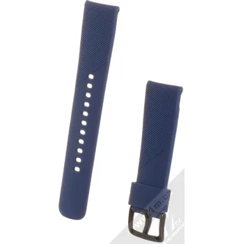 Řemínek na hodinky Devia Deluxe Sport Band Diagonal řemínek 20mm tmavě modrý