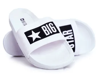 dámské pantofle Big Star DD274A264 bílé