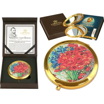 Kosmetické zrcátko Carmani® Carmani - Kosmetické zrcátko Vincent van Gogh, Vlčí mák - 7 cm