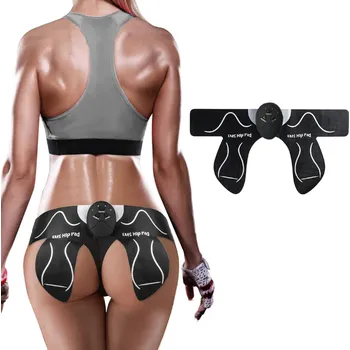 Elektronický fitness posilovač hýžďových svalů Bílý