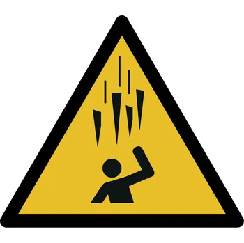 samolepka Podlahová značka – Pozor padající led, 50 cm, PE