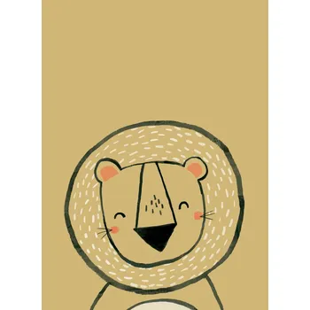 Plakát Plakát, Obraz - Inky lion, Laura Irwin