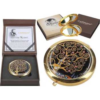 Carmani® Carmani - Kosmetické zrcátko Gustav Klimt, Strom života - 7 cm