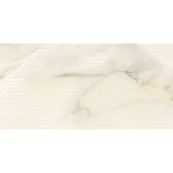 Obklad Daybreak bianco dekor polysk - obkládačka inzerto 29,8x59,8 bílá lesklá 160615