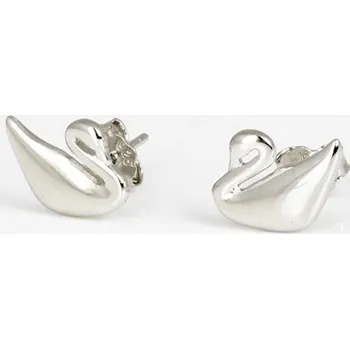 Náušnice Stříbrné náušnice pecičky labuťě 67914F