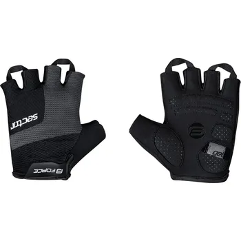 Cyklistické rukavice Force Sector Gel černé/šedé XXL