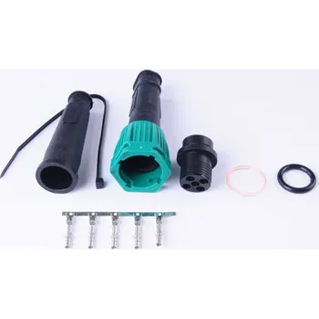 Zadní světlomet Zástrčka bajonet 5 pin IP67 zelená - pravá