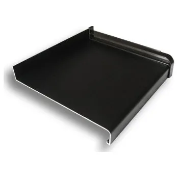 Parapet MODERNA Parapet venkovní, hliníkový Extrudovaný - hnědá elox, tl. 1,5-2,8mm 50mm