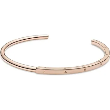 Náramek Pevný náramek PANDORA Rose s I-D profilem a logem 1 589493C00-1