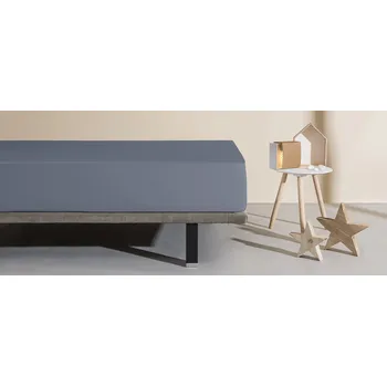 Chránič matrace Velfont Aura nepropustné prostěradlo třívrstvé - tmavě šedá na matraci: 90 x 200 cm