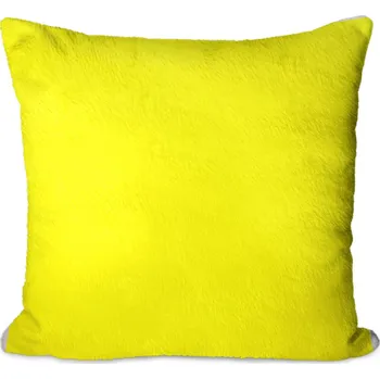 Dekorativní polštářek Polštář Žlutý (Velikost: 40 x 40 cm)