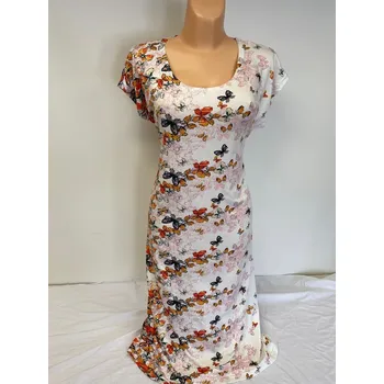 Dámské šaty Šaty pro svatební matka ADÉLA, Barva Oranžová, Velikost XXL 48, Materiál 96% Viskoza 4% Lycra