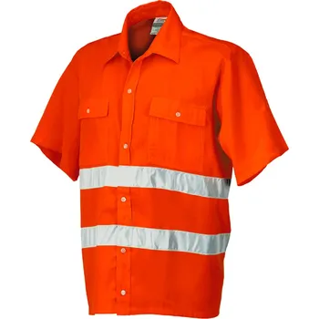 Pánská košile Industrial Starter Reflexní košile RENZO Barva: Oranžová, Velikost: XL 08161N-032-XL