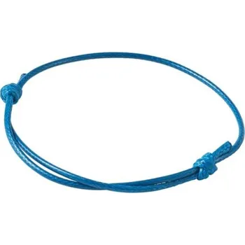 Materiál na výrobu šperku Šperky4U Šňůrkový náramek voskovaný, modrá barva - OK1392-BL