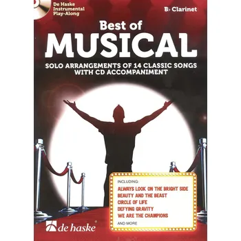 Hudebniny Best of Musical + CD / klarinet