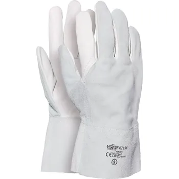 Pracovní rukavice Industrial Starter Kožené rukavice Alta (10pa) Barva: Bílá, Velikost: 9 07134-050-9