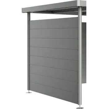 Zahradní domek Biohort Boční stěna pro HighLine H2, šedý křemen metalíza (Zahradní domky Biohort - příslušenství)