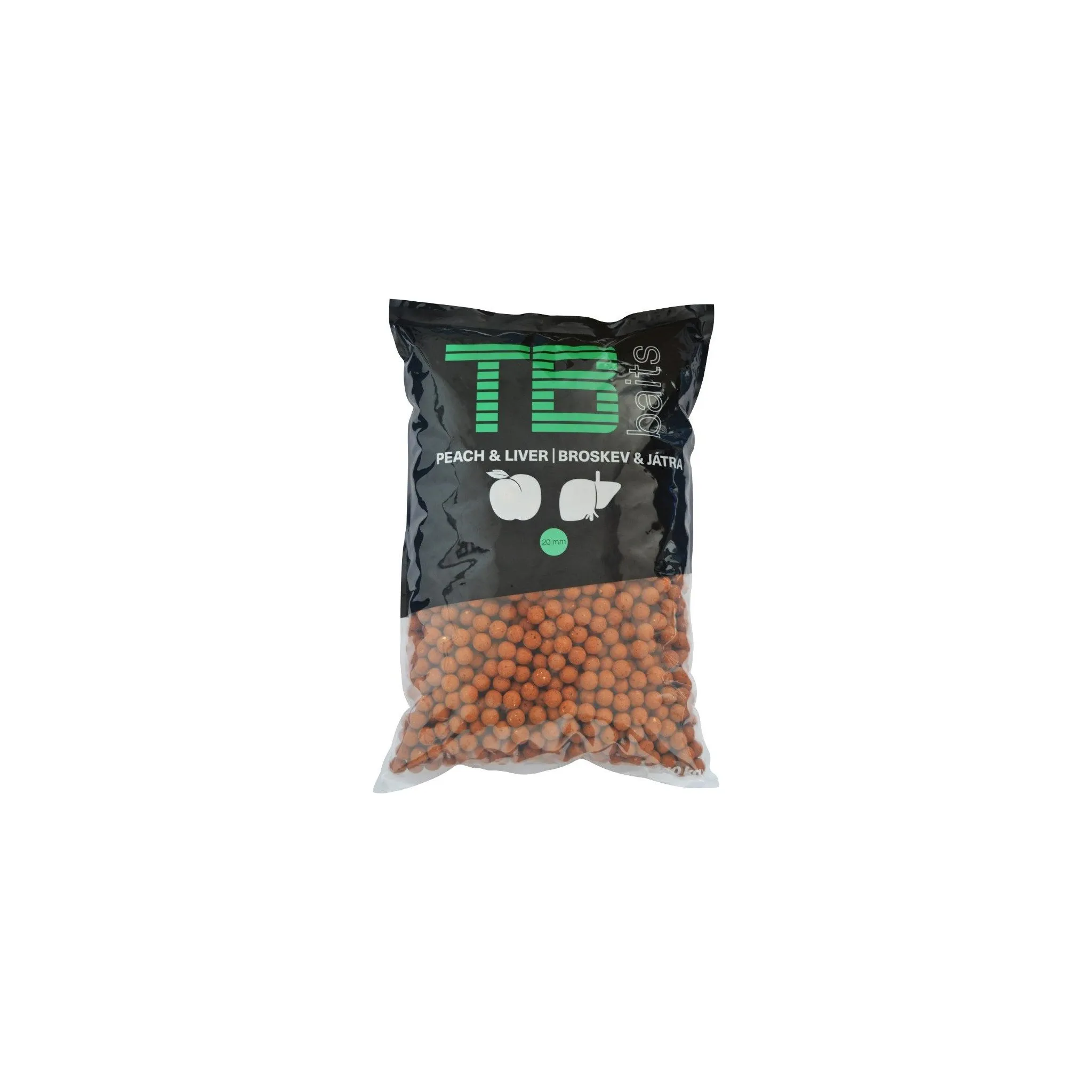 Fotografie 1 - Boilies TB Baits Boilie 20 mm/10 kg Peach Liver