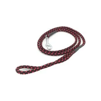 Vodítko pro psa Provazové vodítko tečka průměr 8mm/ 140 cm černo-červené