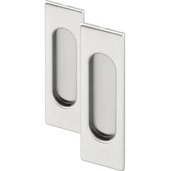 Dveřní kování AC-T Servis ACT MUŠLE HR pro posuvné dveře - BEZ OTVORU (matný nikl)