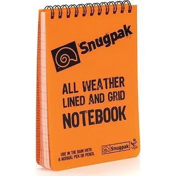 SNUGPAK Voděodolný zápisník Bloček ALL WEATHER - oranžový