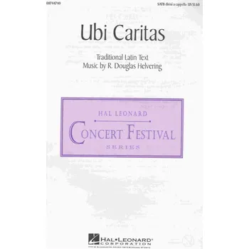 UBI CARITAS / SATB* a cappella
