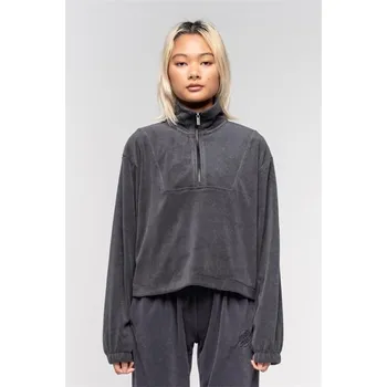 Pánská mikina SANTA CRUZ mikina - Opus Dot 1-2 Zip Crew Black Wash (BLACK WASH) velikost: 8