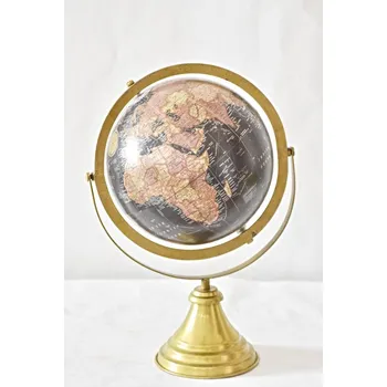 Otočný globus černý 38 cm, II. jakost