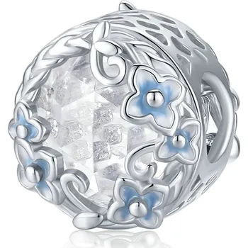 Přívěsek Bamoer stříbrný přívěsek Hortenzie