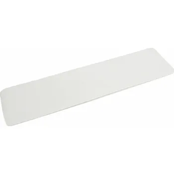 Výstražná páska Bílá korundová protiskluzová páska (pás) pro nerovné povrchy FLOMA Conformable - 15 x 61 cm tloušťka 1,1 mm