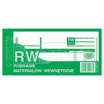 Set školních potřeb RW Pobranie materiałów wewnętrzne 354-8