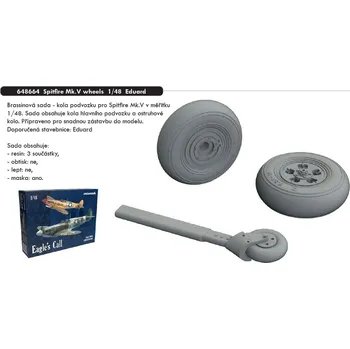 Plastikový model Eduard 1/48 Spitfire Mk.V wheels (EDUARD)