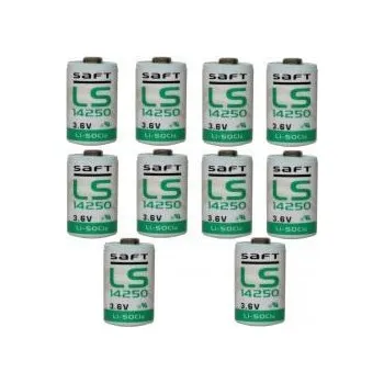 Baterie pro mobilní telefon 10x Lithium baterie Saft LS14250 1/2AA 3,6Volt originál