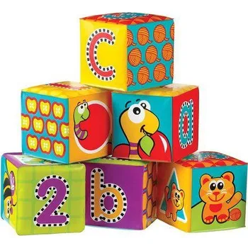 Playgro Měkké pěnové kostky nové 6ks