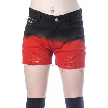 Dámské kraťasy kraťasy dámské VIXXSIN - GAIA - BLACK/RED