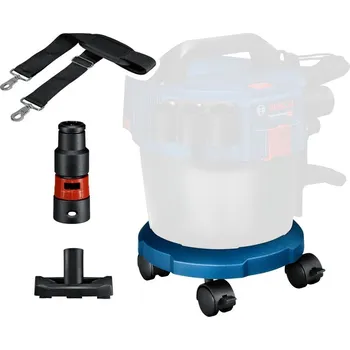 Bosch Upgrade Kit pro aku vysavač Bosch GAS 18V-10 L Professional (nosný popruh, kolečka, odsávací adaptér, podlahová hubice) 1600A01V56