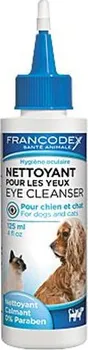 Lék pro psa a kočku FRANCODEX Roztok čisticí na oči pes/kočka 125 ml