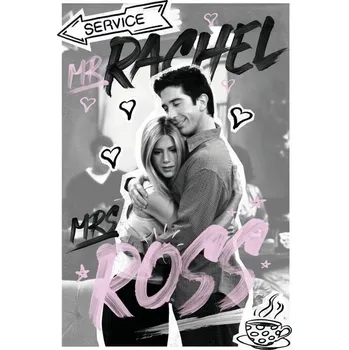 Plakát Plakát, Obraz - Přátelé - Rachel & Ross