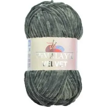 Příze Velvet 90020 – Tmavě šedá