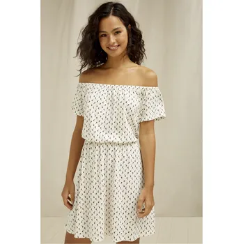 Dámské šaty Glara Eko šaty s výstřihem Carmen 689300