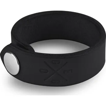 Náramek Eggo Leaky kožený náramek Černá