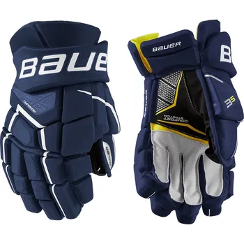 Chránič rukou Rukavice Bauer S21 SUPREME 3S Glove INT Velikost: 12", tmavě modré