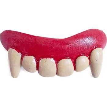 Karnevalový doplněk Rappa Upíří gumové zuby pro dospělé