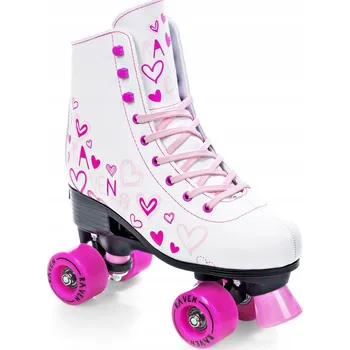 Kolečkové brusle Trekové Roller brusle Raven Trista white/pink Velikost bruslí: EU 39-42