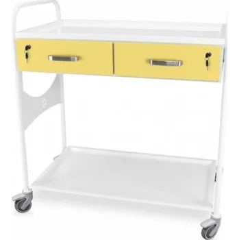 VÍCEÚČELOVÝ LÉKAŘSKÝ VOZÍK JUVW1 Barva: Žlutá