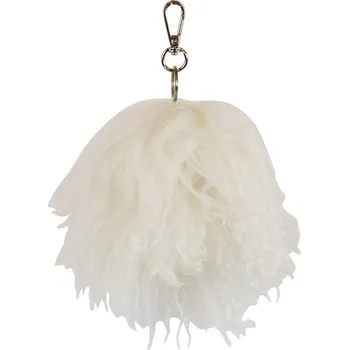 Klíčenka pom pom kudrnatý chlup - 13cm