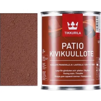 barva a nátěr na dřevo Tikkurila PATIO STONESTAIN KIVIKUULLOTE (Mořidlo na dlažbu) EK07 Velikost balení: 2,7 l + dárek k objednávce nad 1000Kč