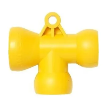 Zahradní hadice T Redukce LOC-LINE, 1/2"- žlutá